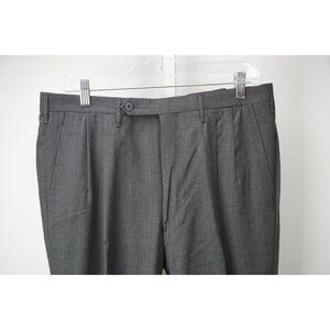 Rota Med Gray 100% Wool Mens Dress Pants Sz 50 BRAND NEW